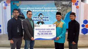 *YBM BRILiaN Terima donasi Insan BRILiaN BRI Region 5 Bandar Lampung*