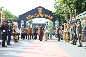 Mayjen TNI Krido Pramono Resmi Jabat Pangdam Mulawarman