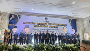 “Naldi Rinara Dilantik, NasDem Bandar Lampung Target 2 Besar di Pemilu 2029