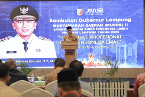 Ahmad Novriwan Kembali Pimpin JMSI Lampung, Tekankan Peran Strategis Media dalam Pembangunan Daerah