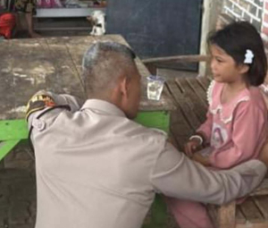 Polisi Amankan Bocah Perempuan yang Ditemukan di Kota Agung Timur