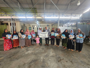 BRI Kanca Tanjung Karang Salurkan Bantuan Program BRI Peduli TJSL untuk Masyarakat Kecamatan Natar