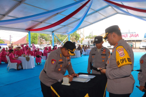 Kombes Pol Erwin Irawan Serahkan Jabatan Wakapolresta Bandar Lampung
