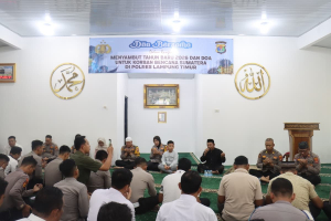 Polres Lampung Timur Gelar Doa Bersama Sambut Tahun Baru 2026 dan Kirim Doa untuk Korban Bencana di Sumatera