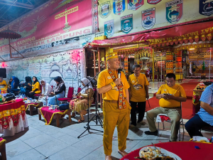 Irjen. Pol (Purn) Ike Edwin Meriahkan Pergantian Tahun 2026 Bersama PWDPI dan Tokoh Masyarakat di LGK