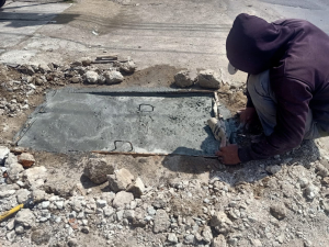 Drainase Di Jalan.Untung Suropati di Bangun, Warga Ucapakan Terima Kasih Kepada Walikota Bandar Lampung