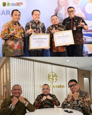 RSUD Dr. Abdul Moeloek Provinsi Lampung Masuk Jajaran 10 Rumah Sakit Terbaik Nasional pada HUT ke-65 Jasa Raharja