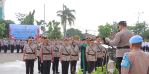 Lima Pejabat Utama dan Satu Kapolsek Polresta Bandar Lampung Resmi Berganti