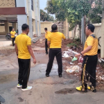 Serentak di Bandar Lampung, Ribuan Personel Gabungan Bersih Lingkungan