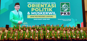 DPW PKB Lampung Suskses Gelar Pengukuhan, Orientasi Politik, & MUSKERWIL