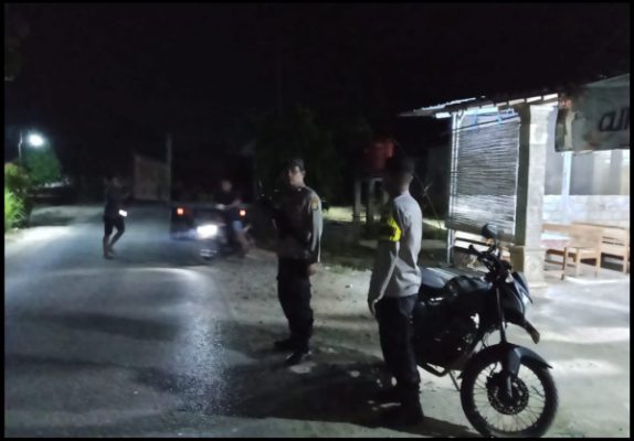 Sambangi Warga Suka Maju, Polsek Bumi Agung Tingkatkan Sinergi Harkamtibmas