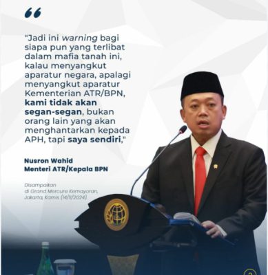 Marak Oknum Mafia Tanah, Ketum PWDPI Minta Menteri BPN/ATR dan Kehutanan Turun Ke Karimun Kepri