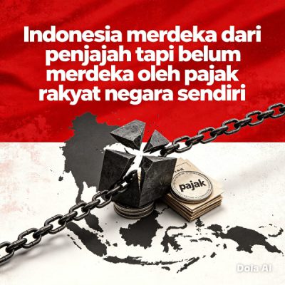 HUT Ke-81 Kemerdekaan: Merdeka dari Penjajahan, Namun Rakyat Masih Terhimpit Beban Pajak   