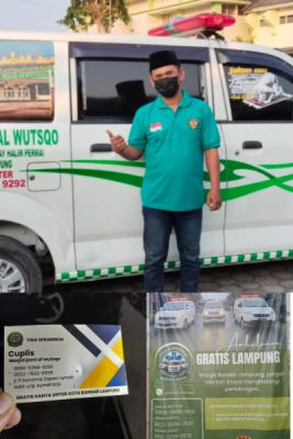 Tanpa Biaya! Ambulans Tiga Serangkai Bandar Lampung Siaga 24 Jam Untuk Warga