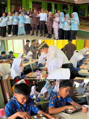 Turun Langsung ke Sekolah di Natar, Bupati Radityo Egi dan Kajati Lampung Pastikan Program MBG Berjalan Sesuai SOP