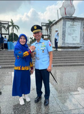 Ketum GANMN Dampingi Pembina GANMN Hadiri Ziarah dan Tabur Bunga Peringatan Hari Bakti TNI AU ke-79 di Bandar Lampung