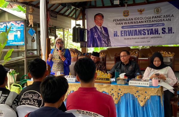 Ketua Umum GANMN DR. Hj. Anita Putri M. Pd Jadi Narasumber Pembinaan Ideologi Pancasila dan Wawasan Kebangsaan di Sukabumi, Bandar Lampung