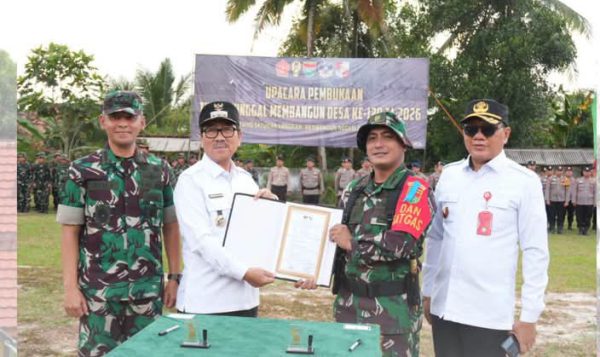 Bupati Hamartoni Tinjau Lokasi TMMD Ke-129, Perkuat Semangat Gotong Royong Membangun Desa