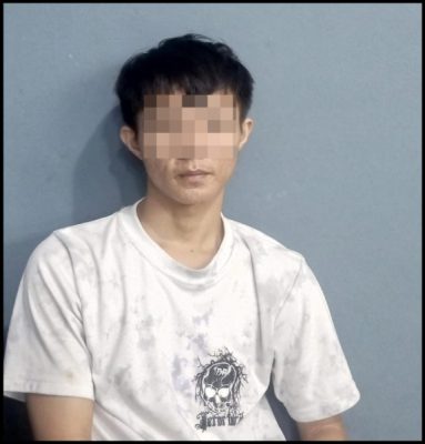 Seorang Pemuda Ditangkap Polsek Banjit di Bandar Lampung