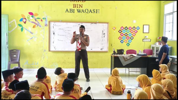 Peringati Hari Pramuka di Sekolah, Polsek Umpu Semenguk Beri Pembekalan Untuk Indonesia Berdaulat Adil dan Makmur Kepada Generasi Muda