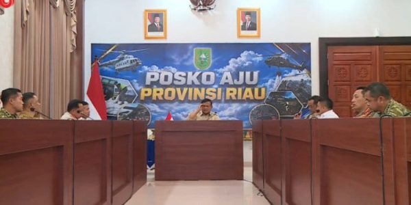 Prabowo Pimpin Rakor Karhutla di Riau, Perintahkan Pencegahan Permanen