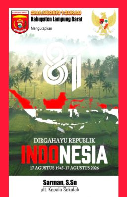 Iklan ucapan Hari Kemerdekaan RI Ke-81 Tahun 2026
