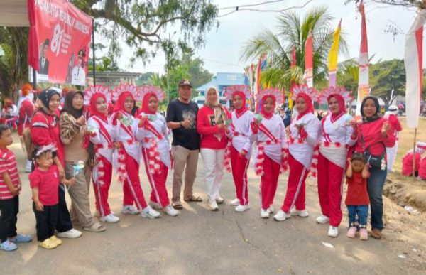 Kampung Negeri Kepayungan Turut Meriahkan HUT RI KE-81 Dengan Lomba Senam