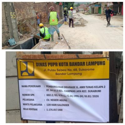 Sambut Positif Pembangunan Drainase, Warga Ucap Terimakasih ke Pemkot