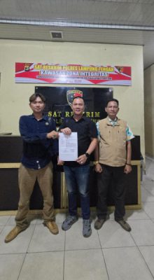 Ketua YLPK PERARI Lampung Yunisa Putra Resmi Laporkan Nur Wenda Ratu ke Polres Lampung Tengah