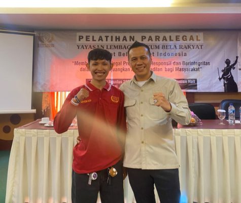 AHMAD FAUZAN ARRASYID, PUTRA KETUM PWDPI, IKUTI PELATIHAN PARALEGAL BATCH V ABR INDONESIA