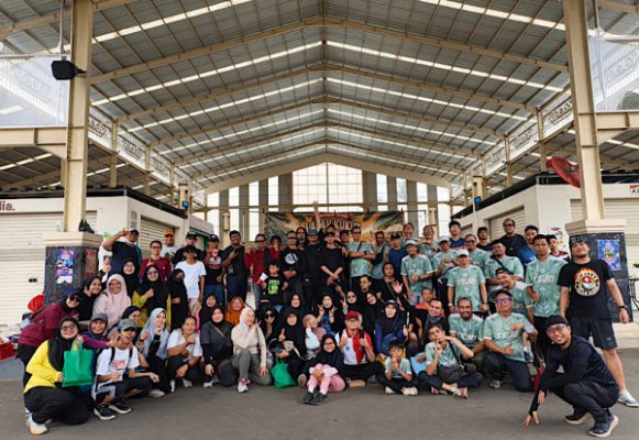 Ramaikan Hut Ke-1 Lapah Kukut, Komunitas Tejo Jalan Sehat 4,1 Km di Kaliawi