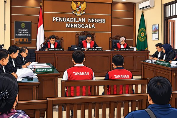 Sidang Lanjutan Kasus Pembunuhan Suka Bhakti Kembali Digelar, Pledoi Terdakwa Jaili Jadi Agenda