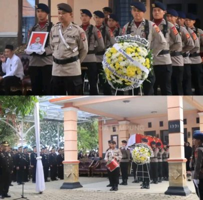 Kapolda Lampung Irjen Pol Helfi Assegaf, S.I.K., M.H. bersama Wakapolda Lampung Brigjen Pol Drs.